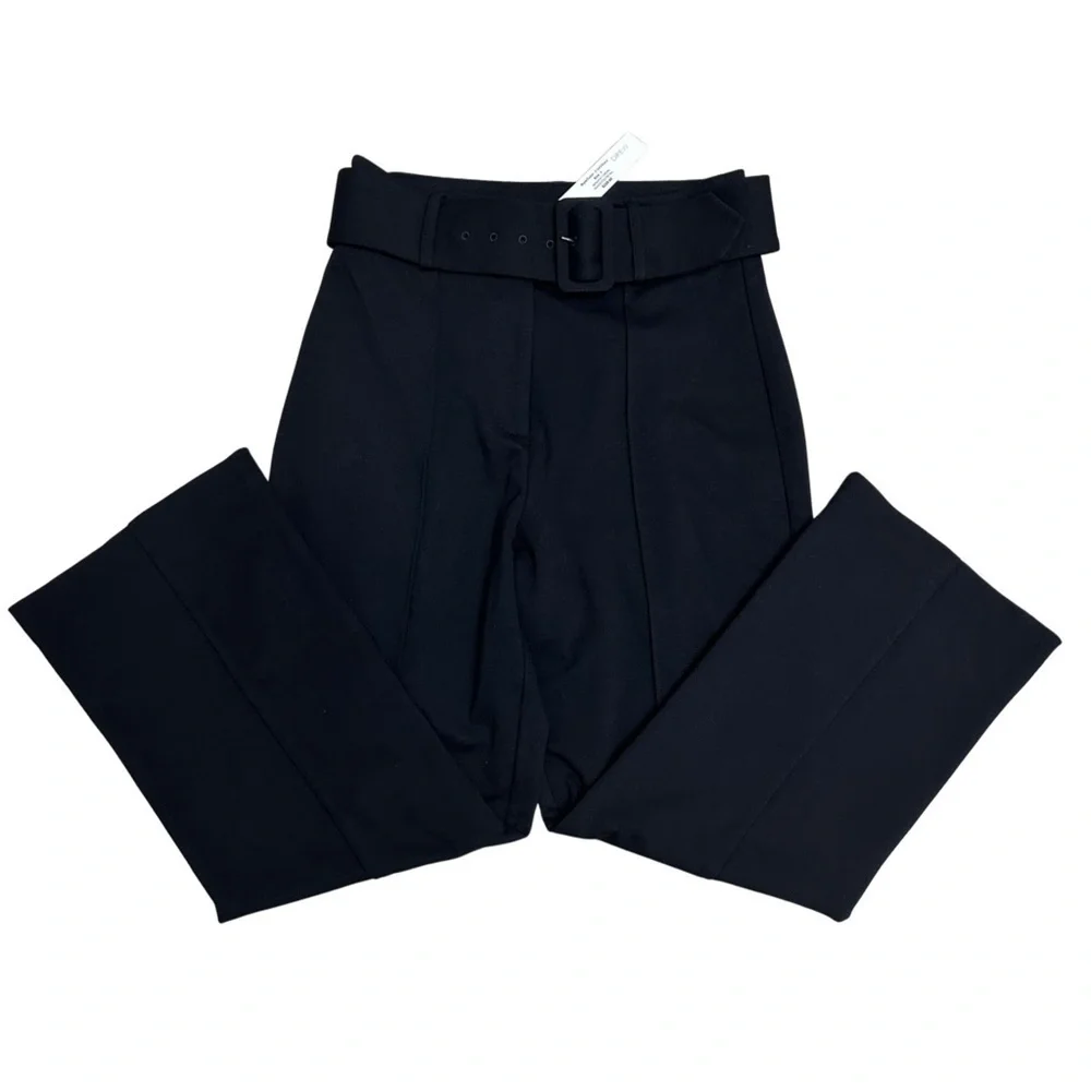 DREW Anthropologie High Waisted Pants Black Size 8 NEW WITH TAGS